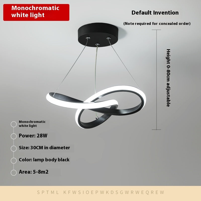 LED Loop Pendant Light Modern Minimalist