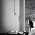 Lámpara colgante nórdica de resina - Minimalista moderna