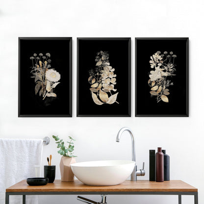 Classy bathroom wall art uk | set of 3 wall art prints