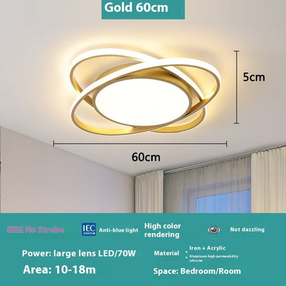 Master Bedroom Lamp New Simple Modern Atmosphere Living Room Ceiling Round Balcony