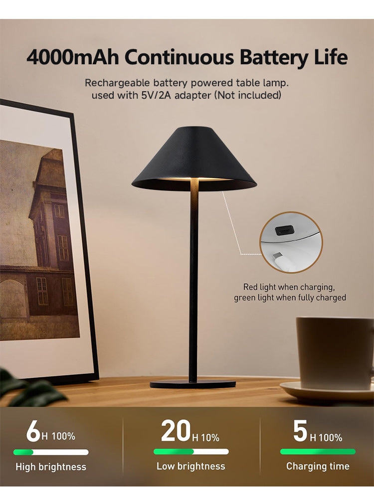 Bar Table Lamp Led Charging Atmosphere Creative Restaurant Decoration Touch Personality