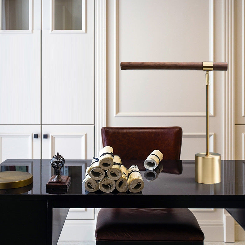 Nordic Creative Simple Wood Grain Desk Lamp