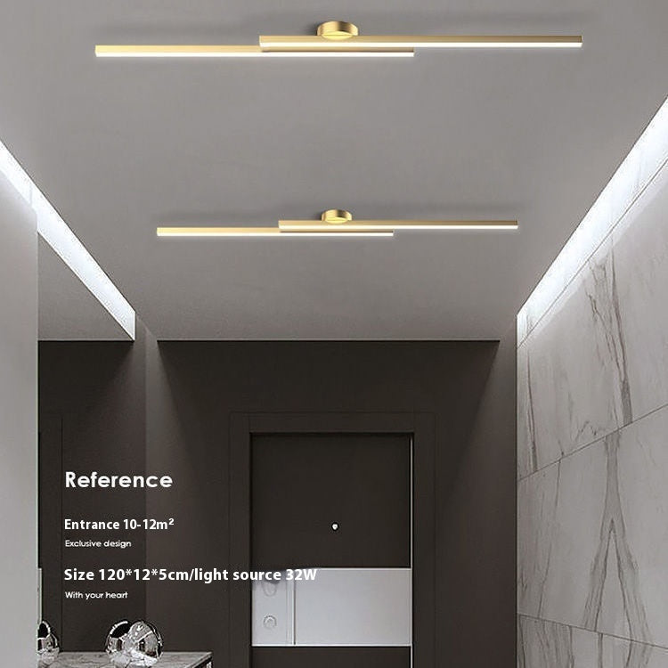 Strip Aisle Light Minimalist Creative Ceiling Lamp