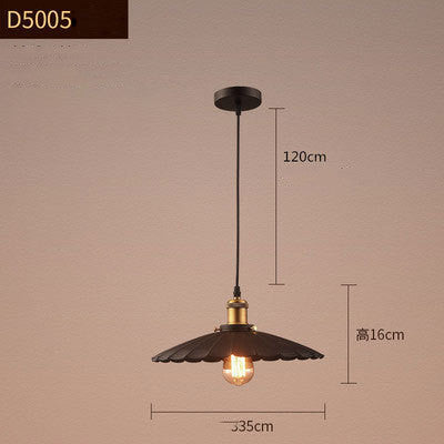 Vintage Iron Chandelier Shopping Mall Restaurant Black