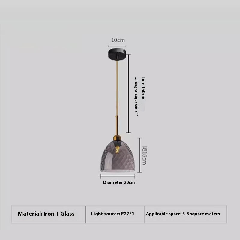 Internet Hot Glass Chandelier Living Room Bedroom