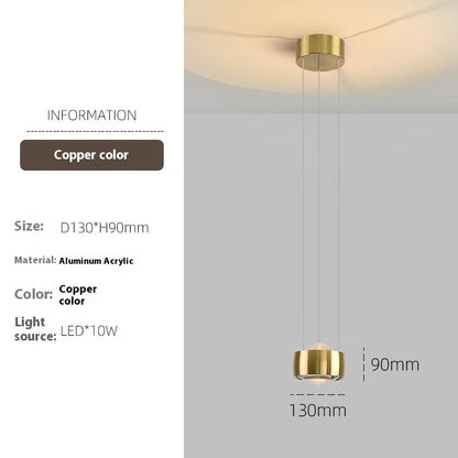 Nordic Modern Ball Hanging Line Lamp Simple