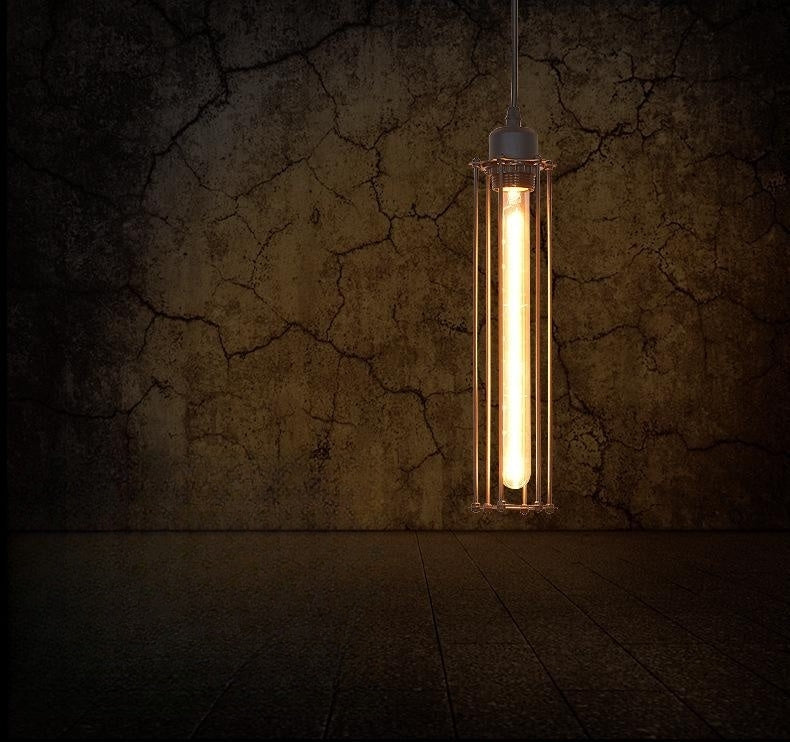 Industrial Iron Pendant Chandelier 3-Head
