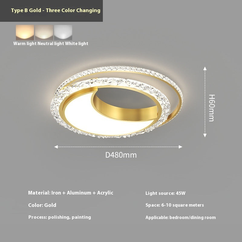 Master Bedroom Ceiling Lamp Nordic Light Luxury And Simplicity