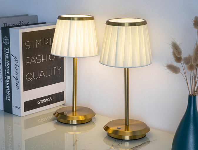 Simple Bedroom Bedside Study Cloth Cover Designer Decorative Table Lamp