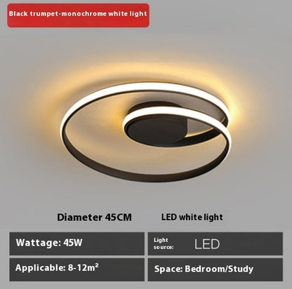 Aluminum Line Bedroom Light Simple Modern Living Room Ceiling Lamp