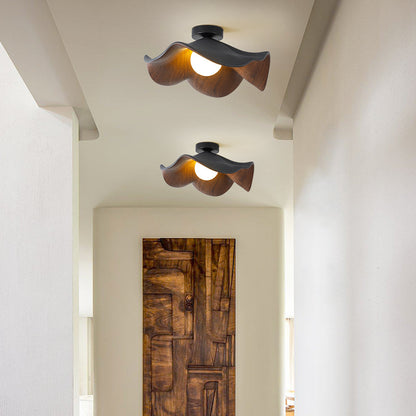 Lotus Leaf Dining-room Lamp Log Pattern Chandelier
