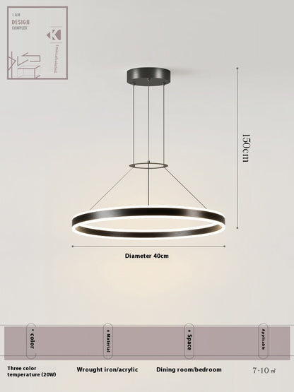 Creative Commercial Round Restaurant Chandelier