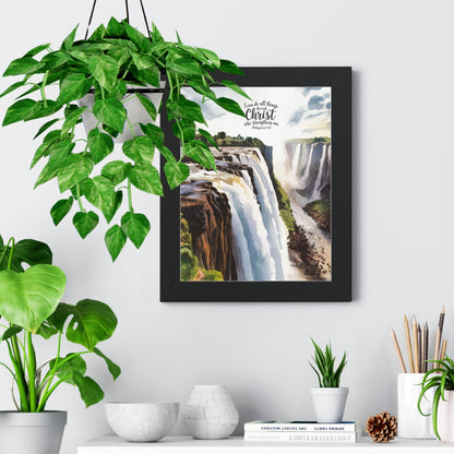 Wall Decor Giclee Poster Art Print - i can do All Things Inspirational