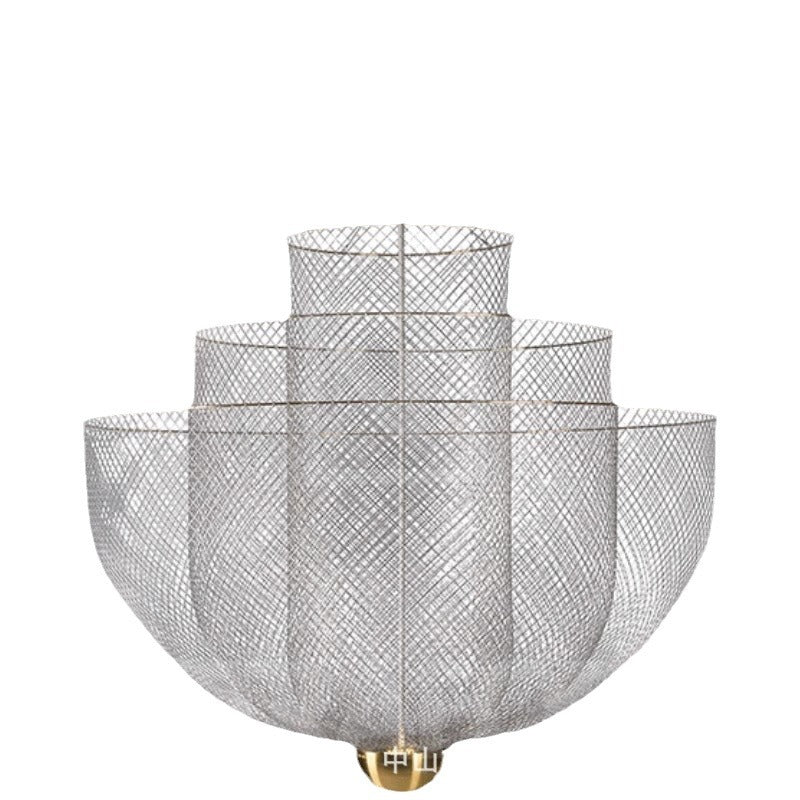Nordic Mesh Shadow Crystal Pendant Light