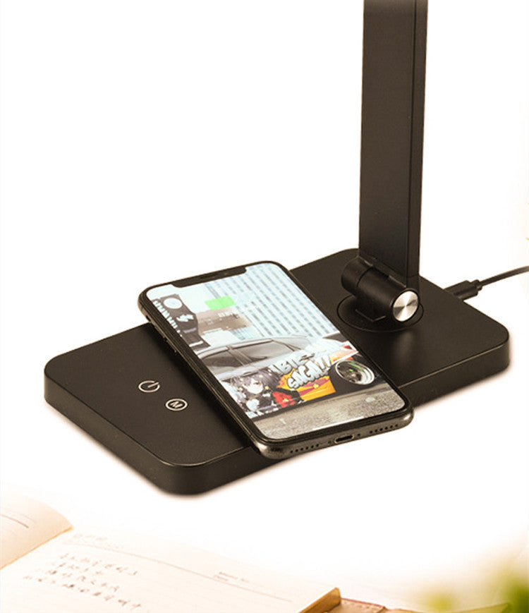 Desk Lamp Eye Protection Desk Study Dedicated Wireless Charging Plug-in Dual-use LED Bedroom