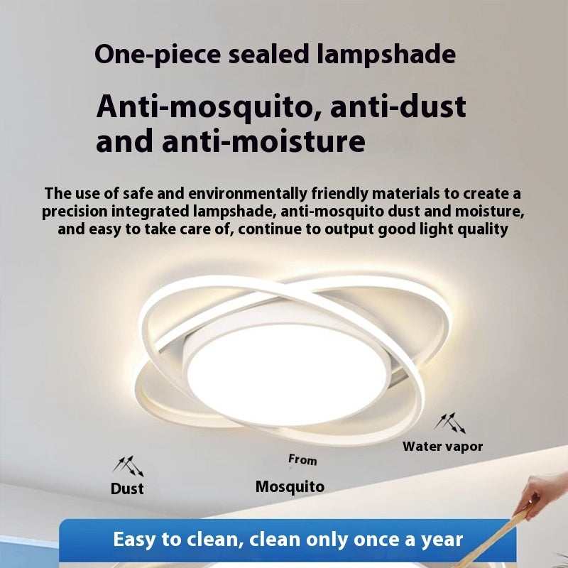 Master Bedroom Lamp New Simple Modern Atmosphere Living Room Ceiling Round Balcony