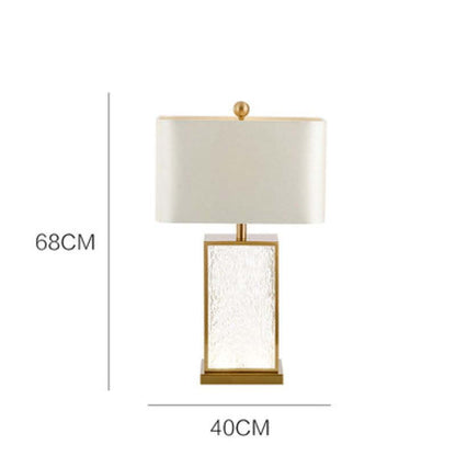 Bedroom Bedside Lamp Crystal Glass Artistic Lamp