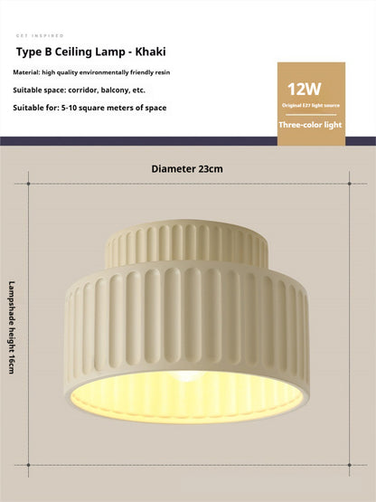 Nordic Cream Style Corridor Ceiling Light