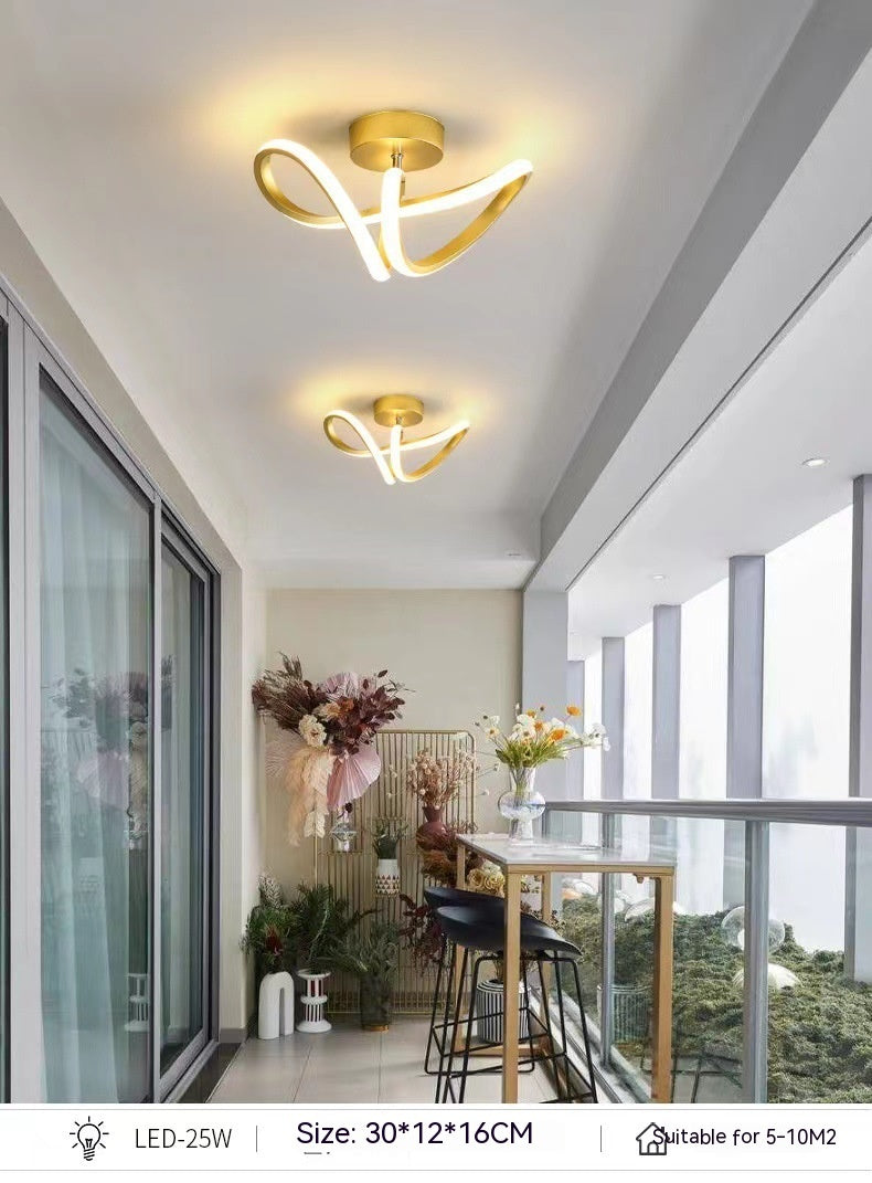 LED New Aisle Corridor Light Nordic Entrance Foyer Hallway Modern Minimalist Cloakroom Balcony Ceiling