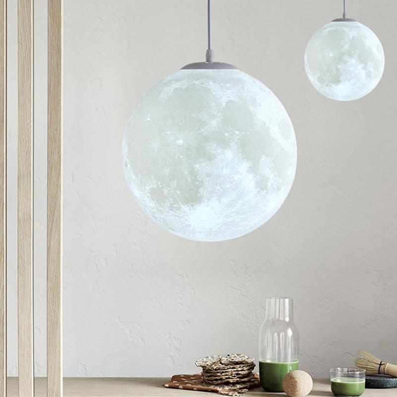 3D Printing Moon Chandelier Modern Minimalist Planet Chandelier