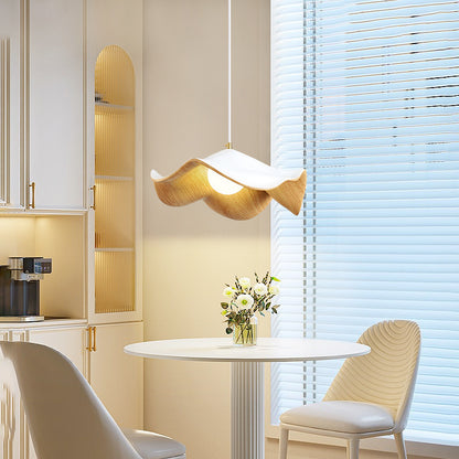 Lotus Leaf Dining-room Lamp Log Pattern Chandelier