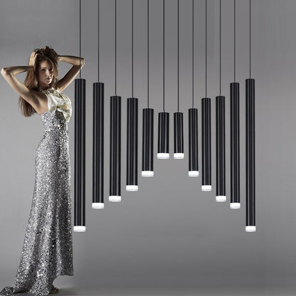 Cylindrical Creative Personality Front Chandelier