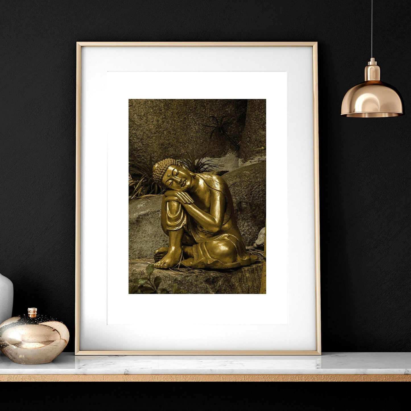 Inspiration quote art | set of 3 Buddha wall art prints