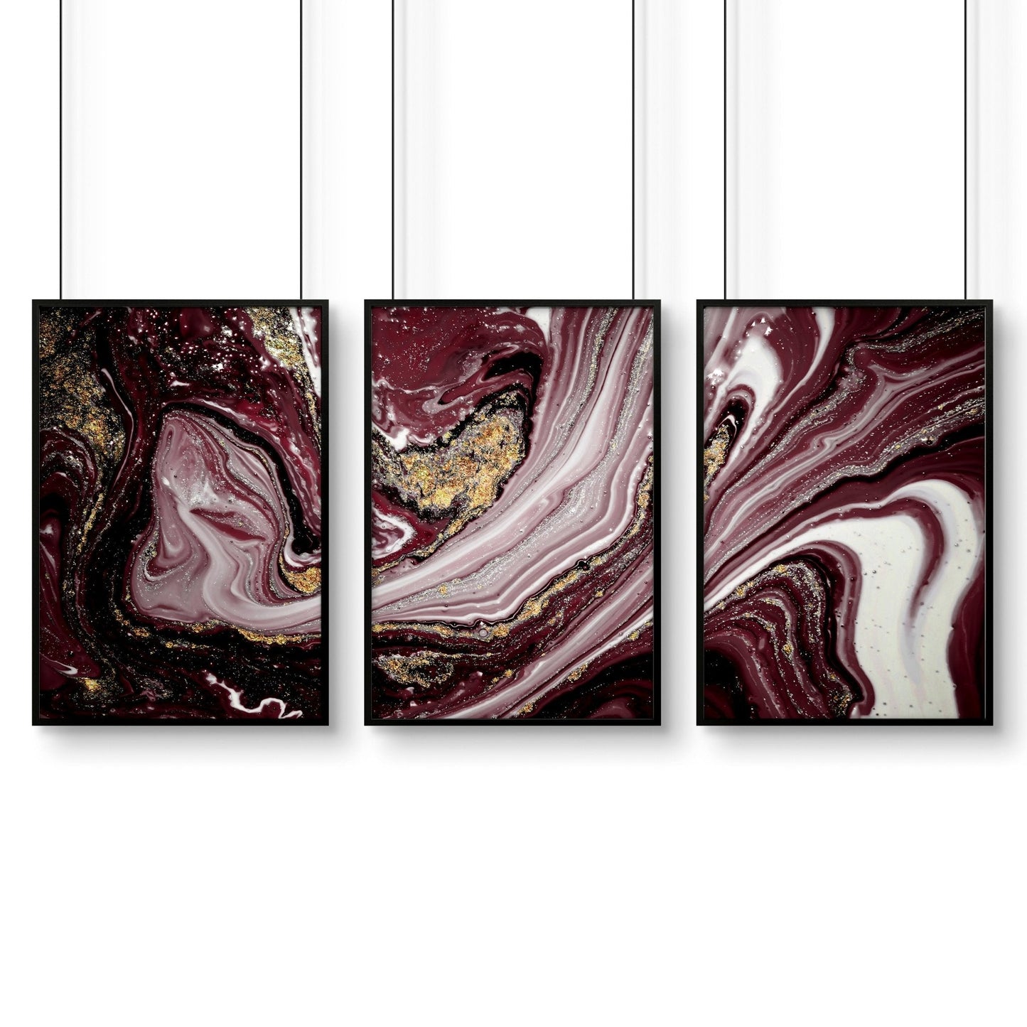 Wall art Marble inspired | set of 3 wall art prints
