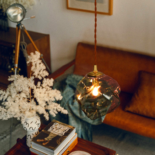 Fashion Bedside Retro Ice Cube Chandelier