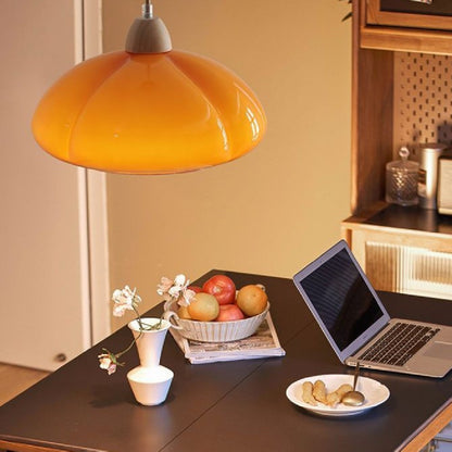 Mid-ancient Log Cream Style Pumpkin Chandelier