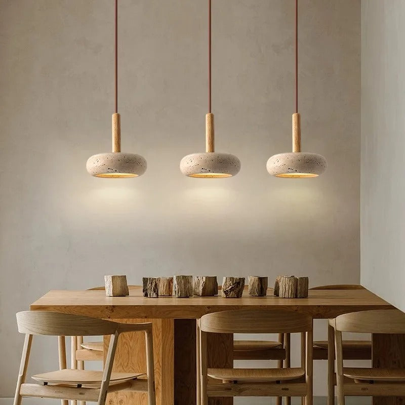 Nordic Retro Three-Head Pendant Light for Dining Room
