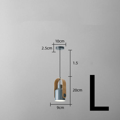 Nordic Bedside Small Chandelier Bar Art Three-head Dining Room Lamp