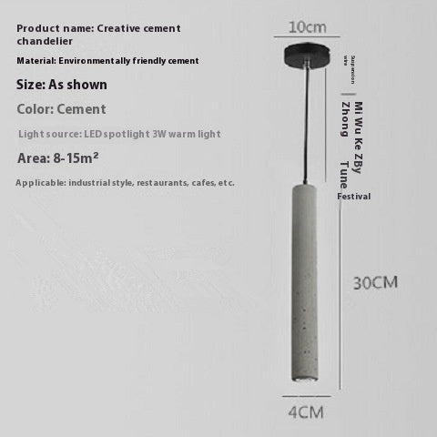Nordic Industrial Style Terrazzo Chandelier