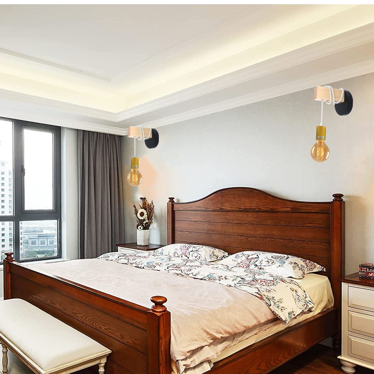 Small Wall Light Fixtures Industrial Farmhouse Hanging Wall Sconce