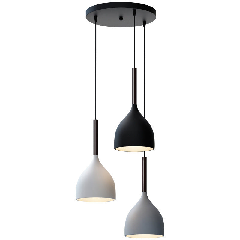Nordic Three-Head Pendant Light Modern Minimalist