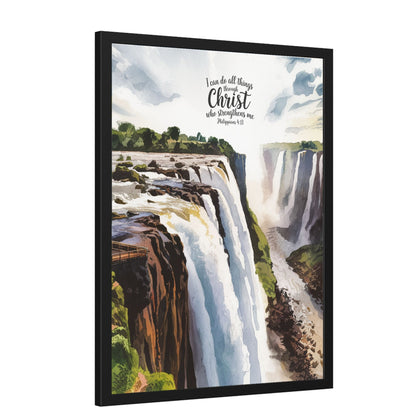 Wall Decor Giclee Poster Art Print - i can do All Things Inspirational