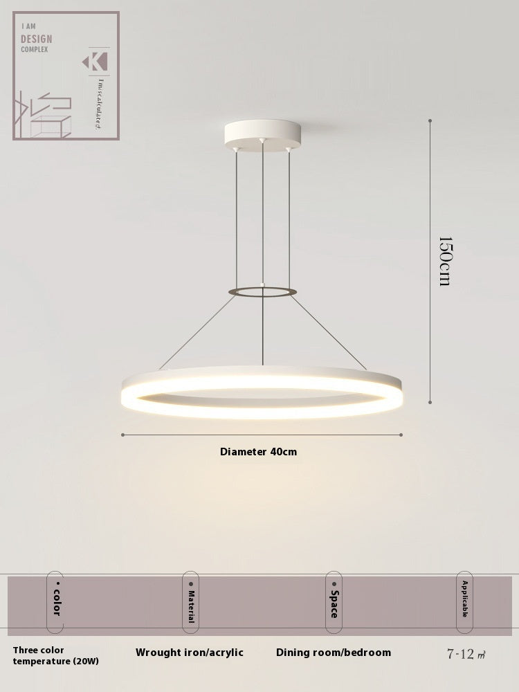Creative Commercial Round Restaurant Chandelier