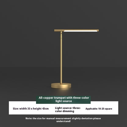 Brass Modern Lamp Luxury Simplicity With Added Rocker Arm Table Lamp
