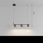Modern Iron Pendant Light Multi-Head Dining Chandelier