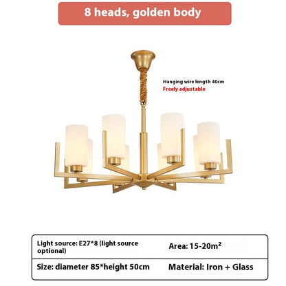 New Chinese-style Chandelier Modern Minimalist Living Room