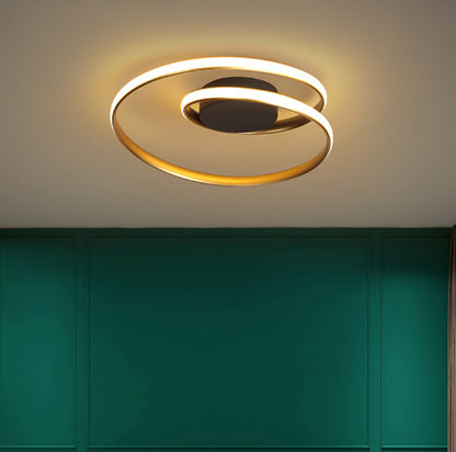 Aluminum Line Bedroom Light Simple Modern Living Room Ceiling Lamp