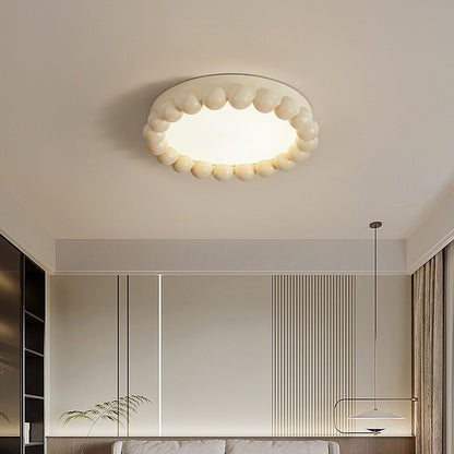 Nordic Cream Style Bedroom Light Ceiling Lamp Modern Silent Style