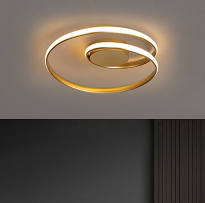 Aluminum Line Bedroom Light Simple Modern Living Room Ceiling Lamp