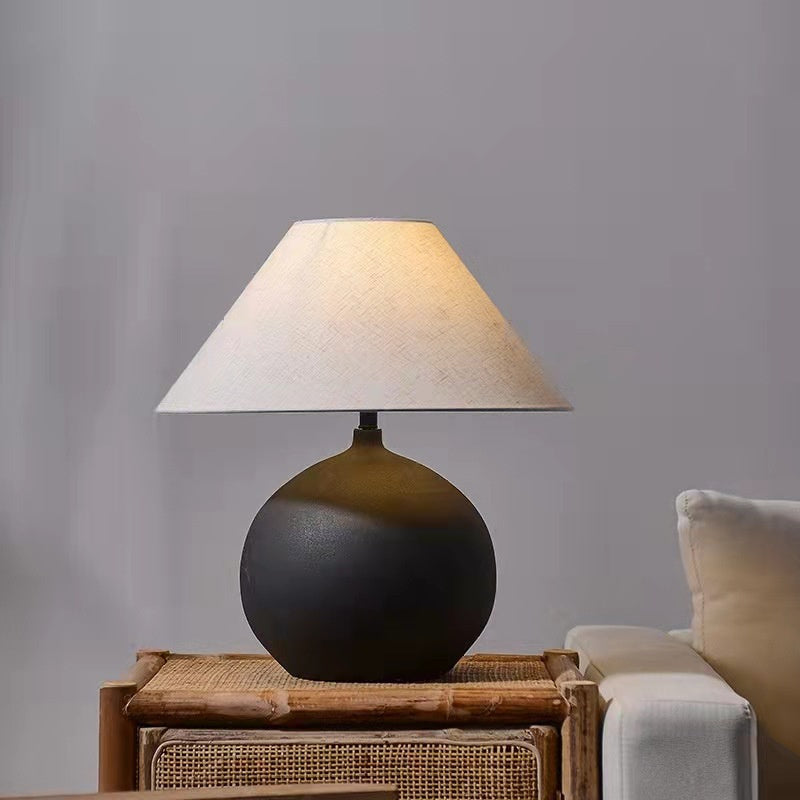 Chinese Style Decoration Japanese Style Pottery Pot Living Room Table Lamp