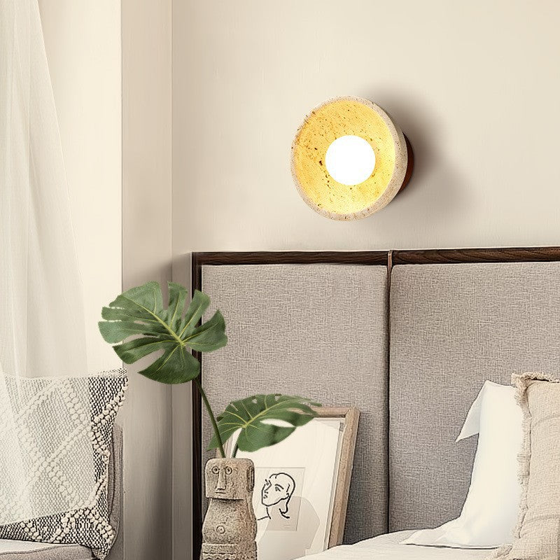 Marble Bedside Wall Lamp Modern Nordic Style