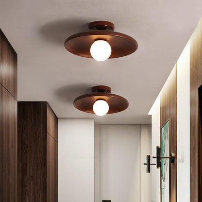Aisle Ceiling Lamp Solid Wood Modern Minimalist Lamps