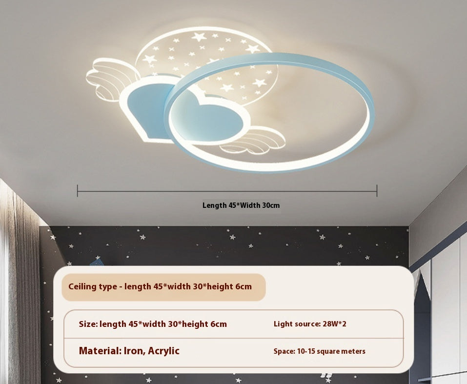 Children's Room Lamp Creative Moon XINGX Cloud Bedroom Ceiling Lamp