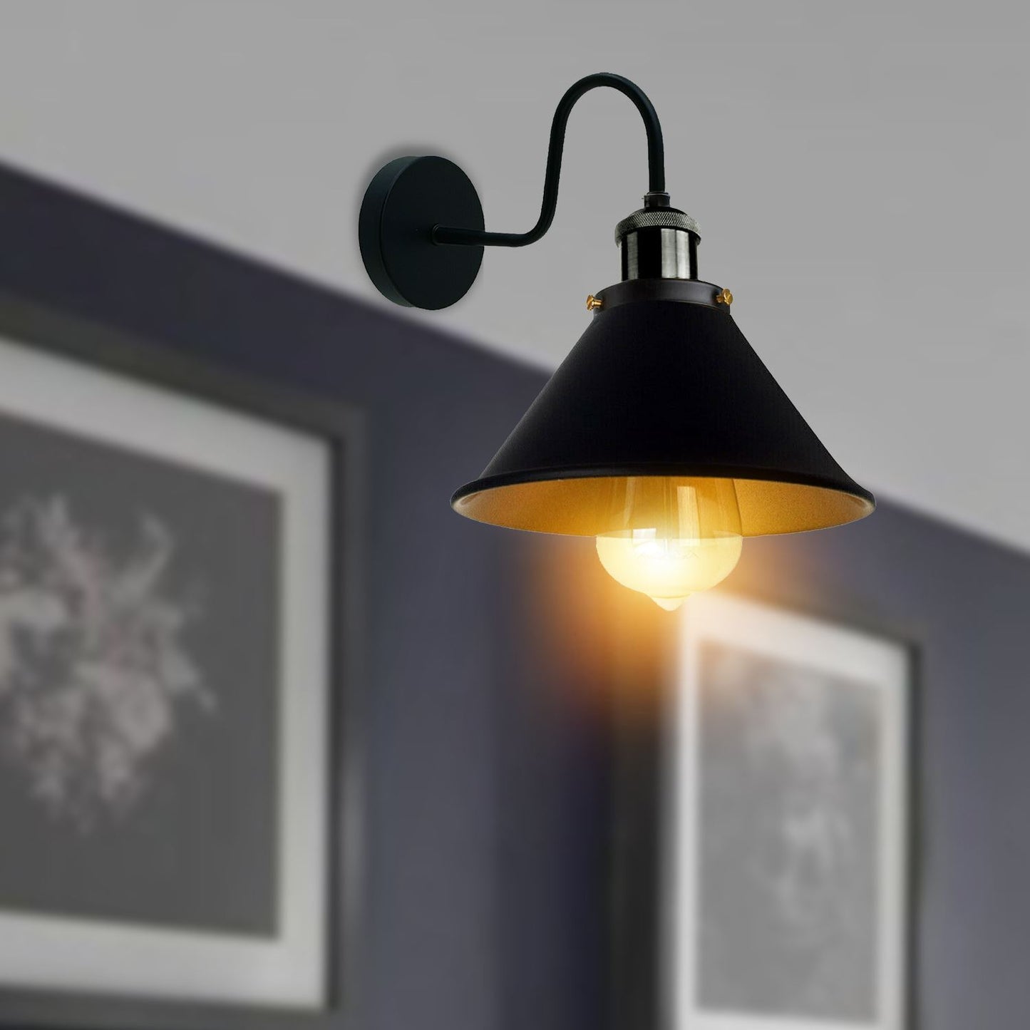 Vintage Industrial Wall Lights Bedroom Living Room ~3388