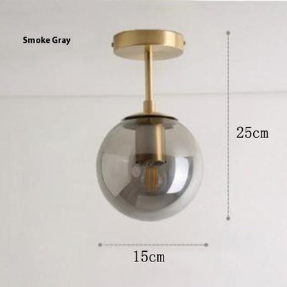 Nordic Copper Magic Bean Ball Ceiling Lamp