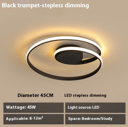 Aluminum Line Bedroom Light Simple Modern Living Room Ceiling Lamp